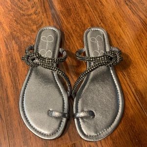 Jessica Simpson Kalissa Sandal Size 6 and 1/2 (Mineral)